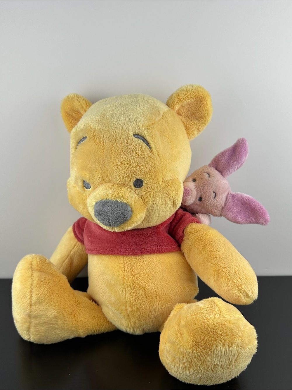 Disney Winnie the Pooh Teddy Bear with Piglet on Shoulder 15” Large Plush